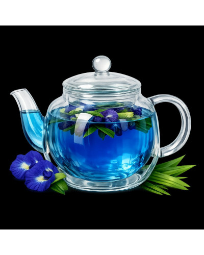 Infusion blue butterfly
